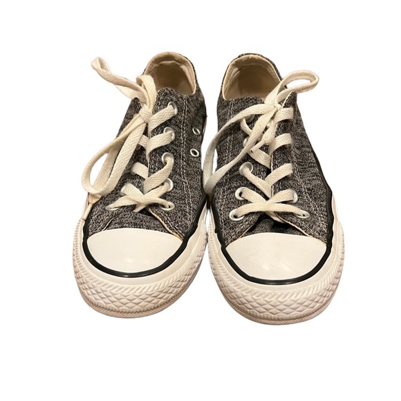 Converse All Star Women's Metallic Herringbone Low Top Lace Up Sneakers - Picture 5 of 5
